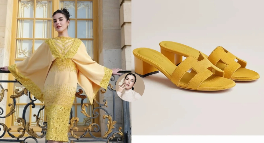 Dibeli Hanya Untuk Diinjak, Tasya Farasya Terciduk Kenakan Sendal Hermes Rp20 Juta!