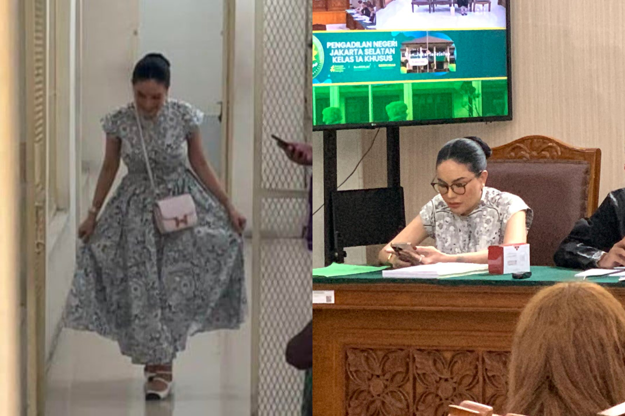 Nikita Mirzani Muncul Bak Cinderella di Sidang Kasus Pemerasan, Gaun Glamor dan Tas Hermes Curi perhatian!