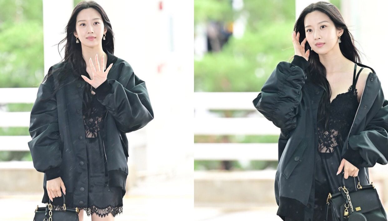 Effortless Chic! Moon Ga Young Pede Kenakan Lingerie di Bandara Incheon, Bikin Auto Melek
