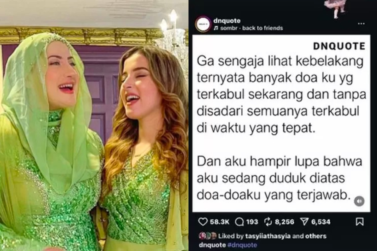 Tasyi Athasyia Ketahuan Like Kutipan Doa Terkabul, Sindir Perceraian Tasya Farasya dan Ahmad Assegaf? 