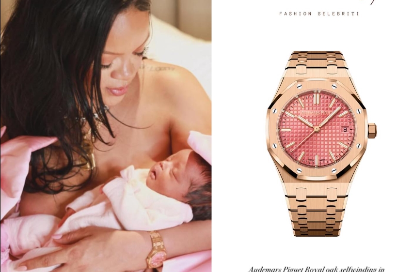 Lahiran Anak Ketiga, Rihanna Tampil Slay dengan Jam Tangan Audemars Piguet Nyaris Rp1 M!