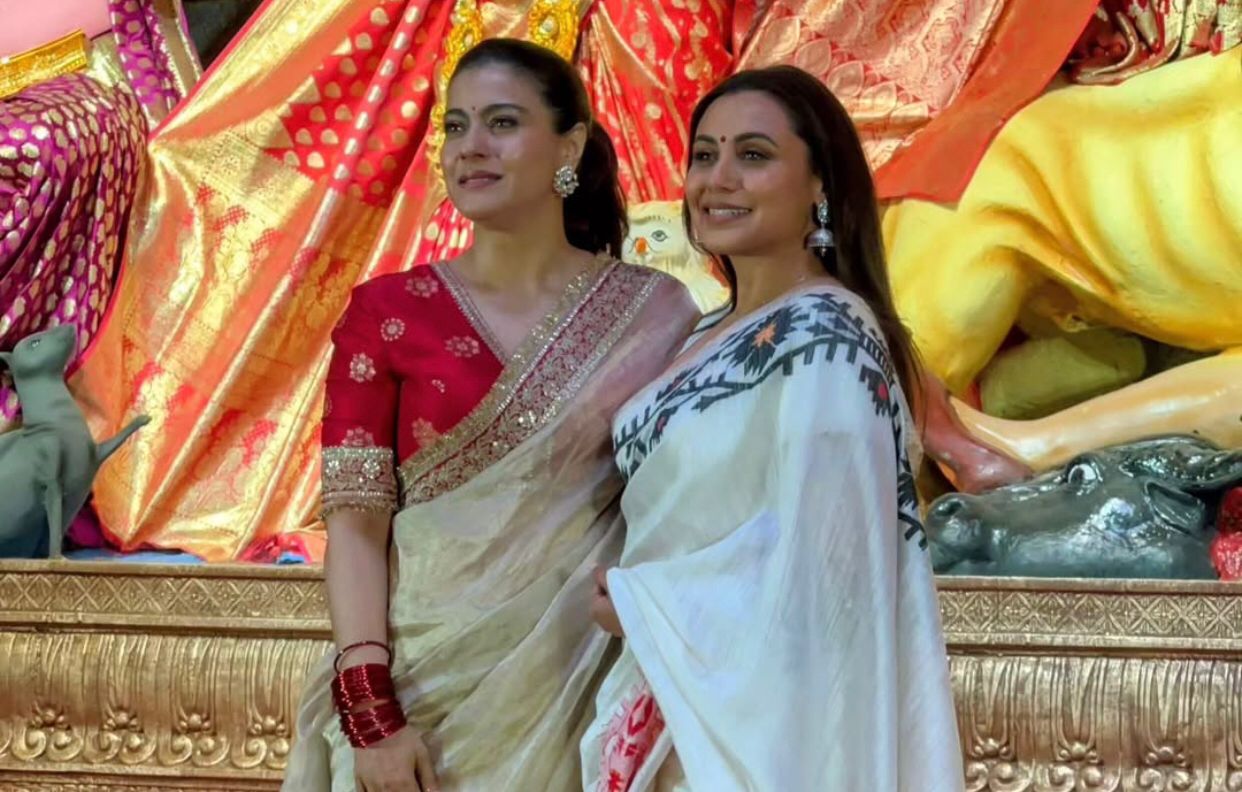 Artis India Ramaikan Durga Puja 2025, Kajol dan Rani Mukerji Jadi Sorotan