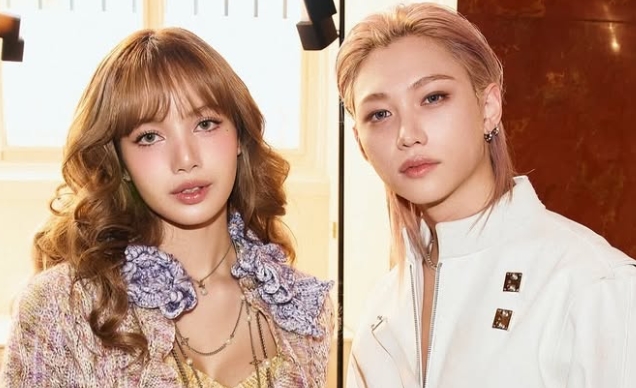 Real Sibling Vibes! Foto Lisa Bareng Felix Stray Kids di Paris Fashion Week 2025 Curi Atensi
