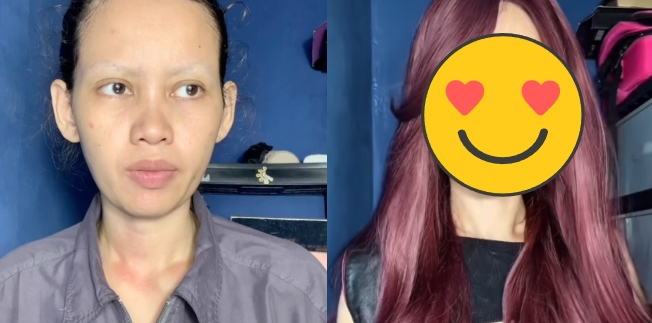 Dari Polos Jadi Bidadari! Transformasi Makeup Wanita Ini Sulit Dikenali!