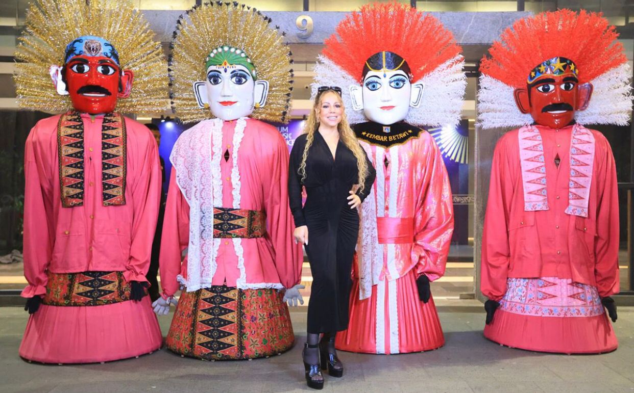 Ondel-Ondel Sambut Mariah Carey di Jakarta, Siap Guncang di SICC 4 Oktober 2025