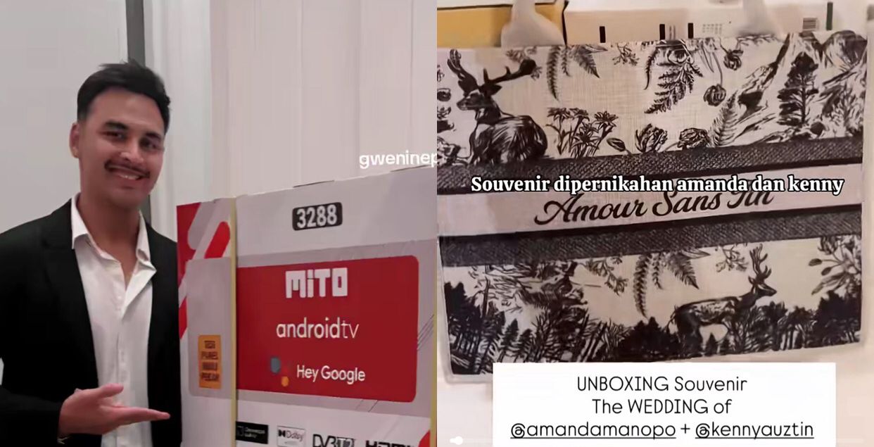 Bukan Kaleng-Kaleng, Suvenir Pernikahan Amanda Manopo Berisi Logam Mulia hingga TV 32 Inci! 