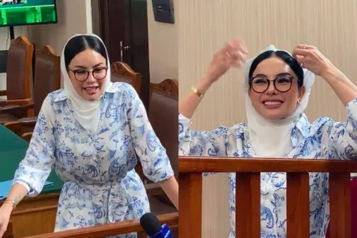 Putri Firaun? Nikita Mirzani Tampil Berkerudung, Jawaban Soal Kesopanan Bikin Panas Ruang Sidang