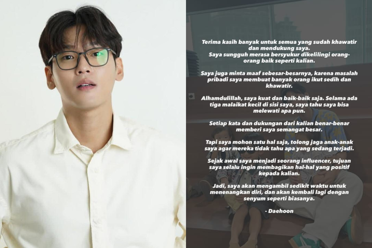 Ungkapan Pilu Na Daehoon Usai Diselingkuhi Jule dengan Petinju Safrie Ramadan, Tiga Malaikat Kecil Jadi Alasanku Bertahan