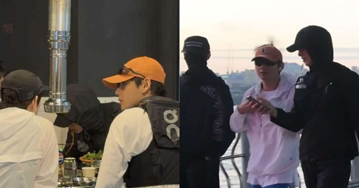 V BTS Kepergok Nongkrong Bareng Song Kang dan Jaehyun NCT? Netizen Heboh Debat Siapa Teman Aslinya!