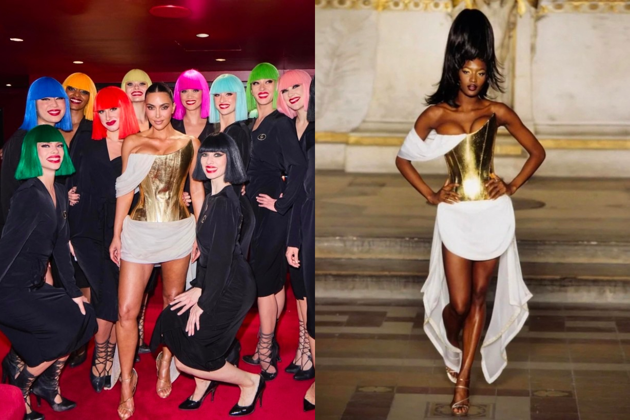 Rayakan Ultah ke 45, Kim Kardashian Tampil Bak Dewi Yunani dengan Gaun Givenchy Vintage yang Pernah Dikenakan Naomi Campbell!
