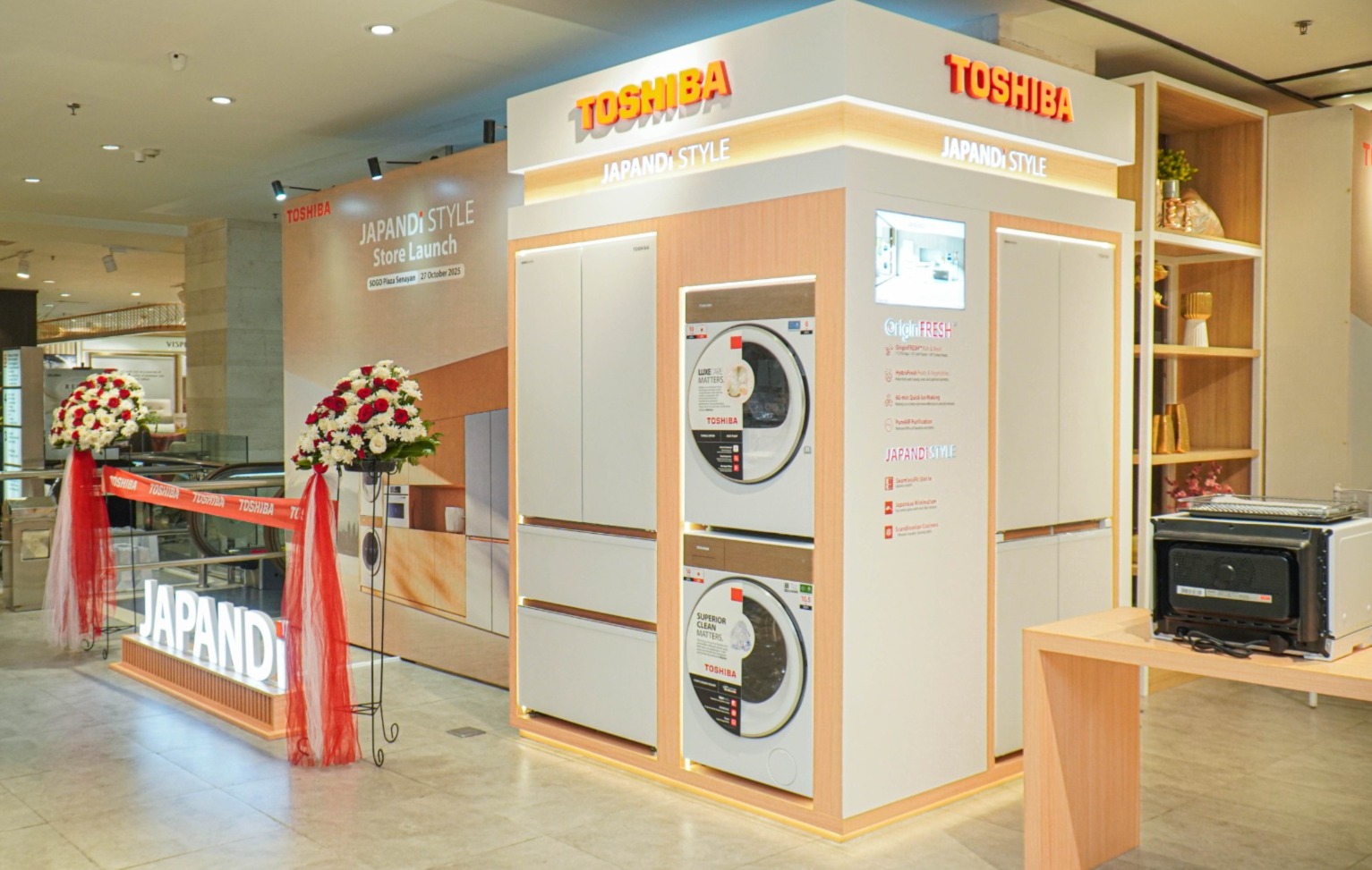 Toshiba Hadirkan Japandi Series di SOGO Plaza Senayan: Produk Premium Bergaya Jepang-Skandinavia untuk Hunian Estetik