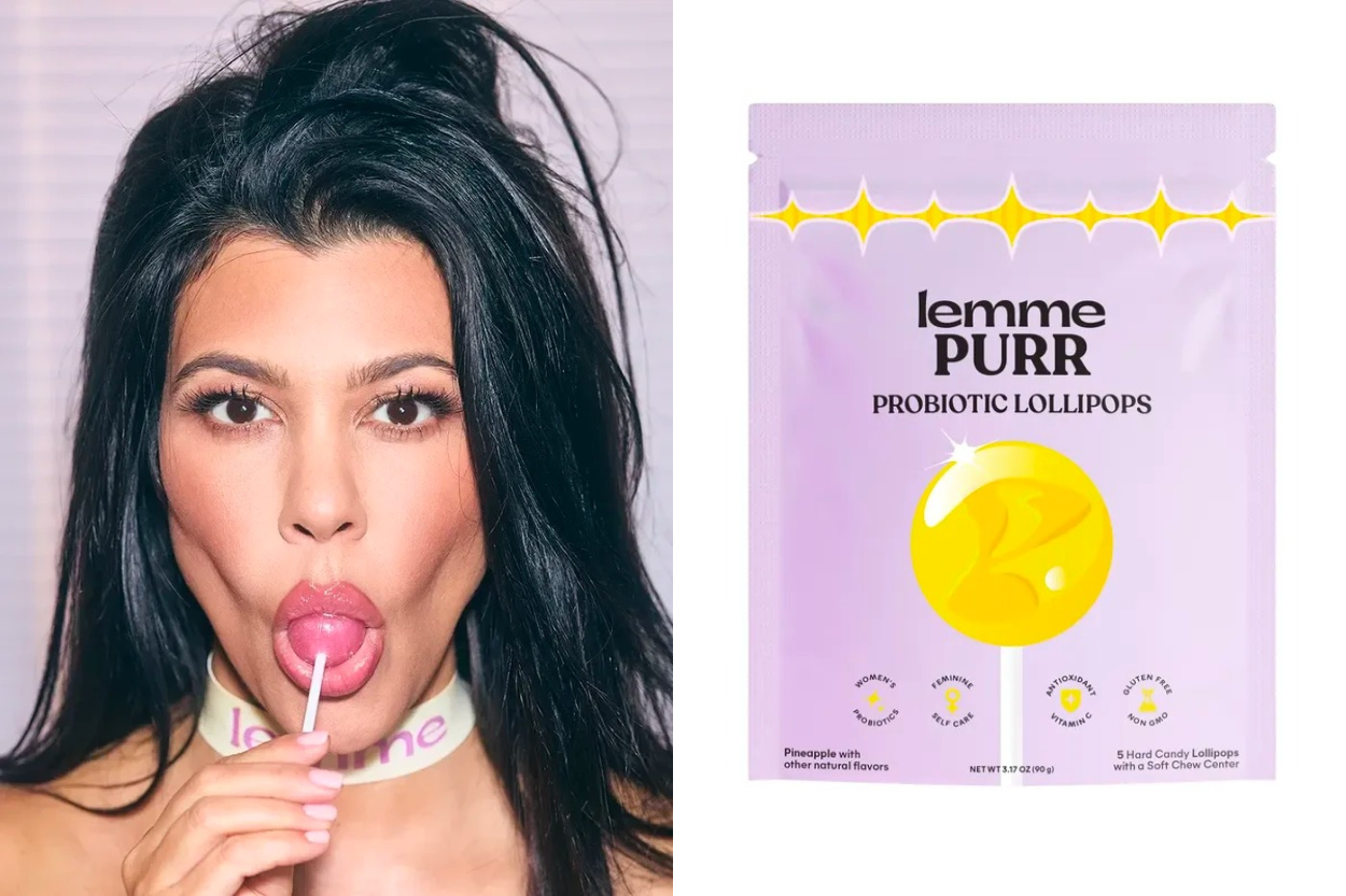 Kourtney Kardashian Luncurkan Lolipop Probiotik untuk Jaga Kesehatan Vagina, Rawat Diri Kini Jadi Lebih Manis