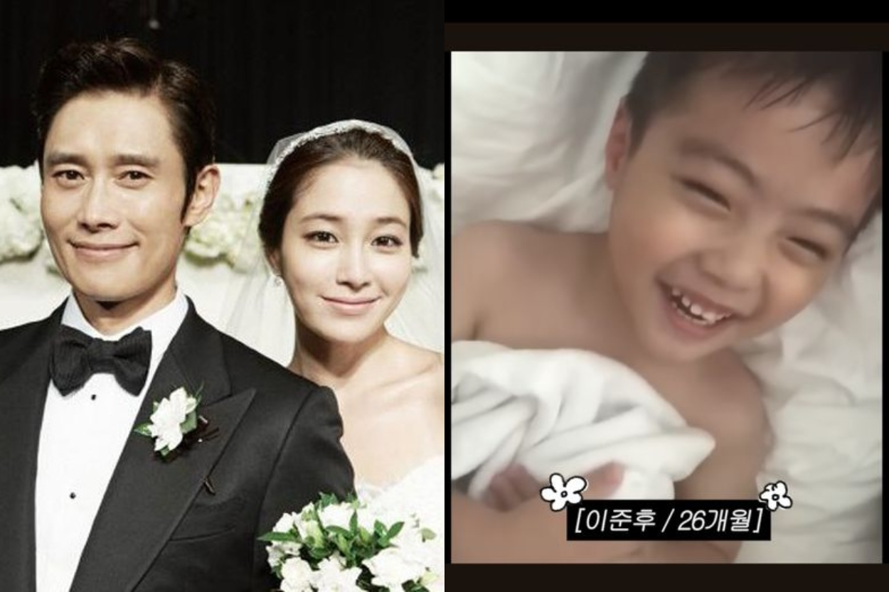 Lee Byung Hun dan Lee Min Jung Akhirnya Tunjukkan Wajah Anak, Visualnya Ganteng Banget