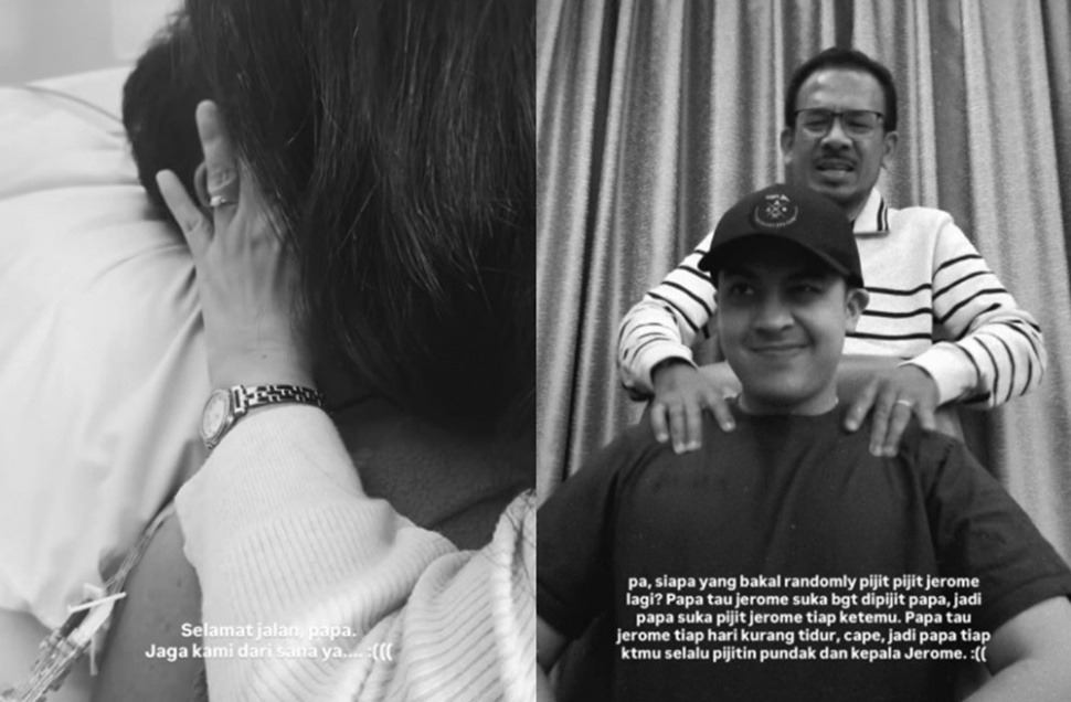 Pesan Pilu Jerome Polin Usai Ayah Meninggal: Papa Pergi, Siapa yang Bakal Pijit Lagi?