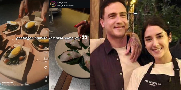 Kesamaan Postingan Hamish Daud dan Sabrina Alatas di Bangkok, Isu Double Date Makin Menguat