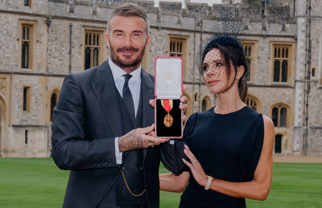 Momen Haru! David dan Victoria Beckham Dianugerahi Gelar Kehormatan Kerajaan Inggris