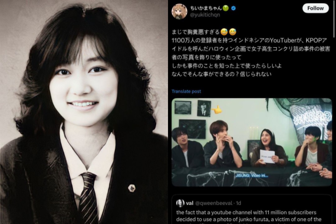 Kisah Tragis Junko Furuta, Korban Pemerkosaan yang Fotonya Dipajang Nessie Judge untuk Konten Bareng NCT Dream