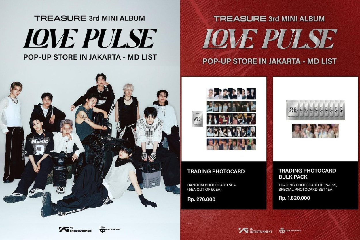 Pop-Up Store TREASURE Resmi Dibuka di Jakarta, Ada Photocard Edisi Terbatas Seharga Rp480 Juta!