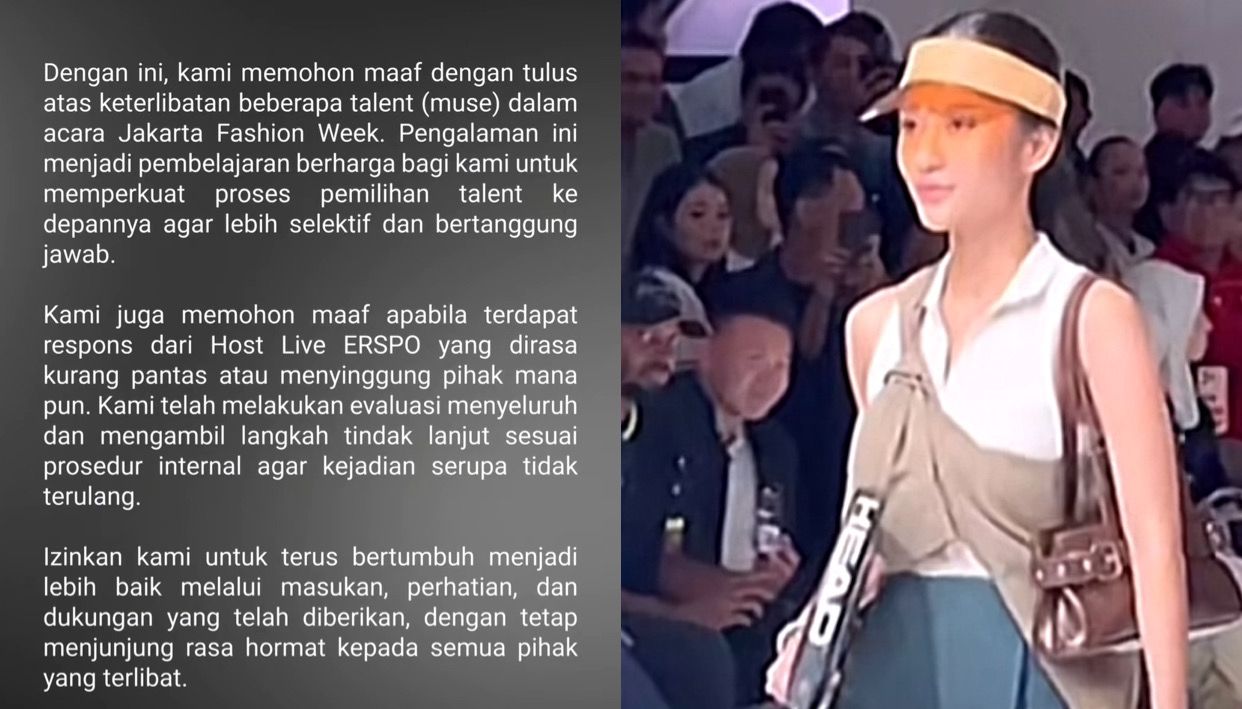 Ramai Di Protes, Erspo Akui Salah Pilih Model Usai Gandeng Azizah Salsha di JFW 2026