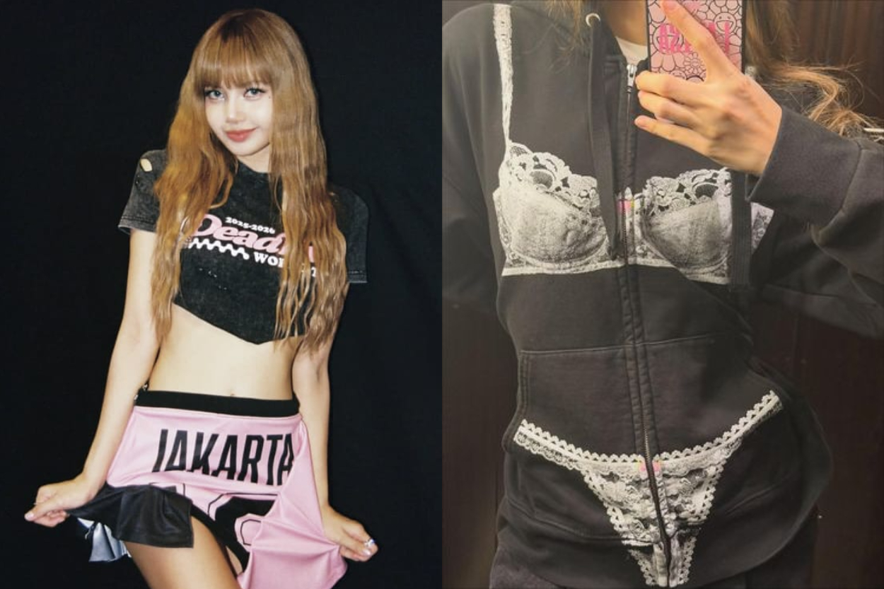 Lisa BLACKPINK Pamer Momen di Jakarta, Hoodie Gambar Lingerie Picu Kontroversi, Tak Sopan!