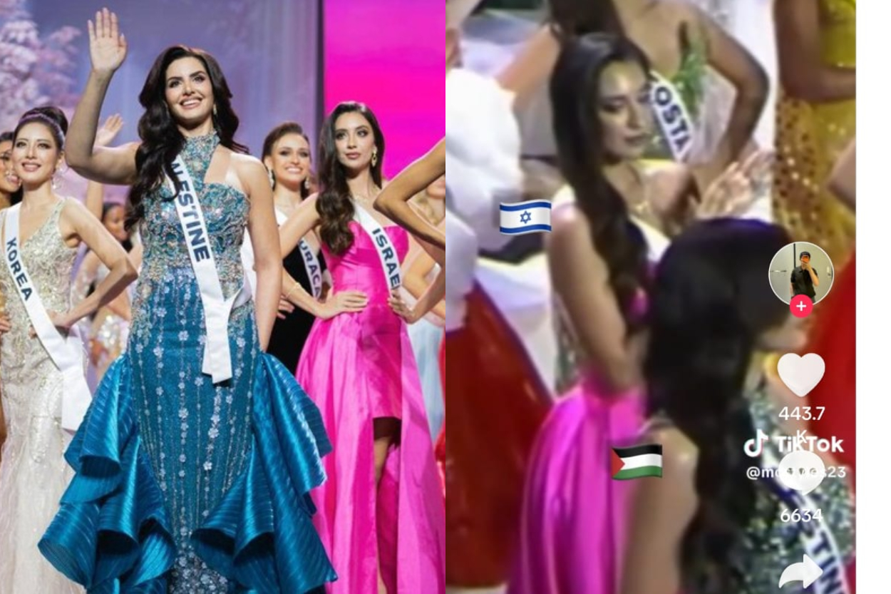 Viral Tatapan Dingin Miss Israel ke Miss Palestina di Miss Universe 2025, Aura Antagonisnya Terlalu Kuat
