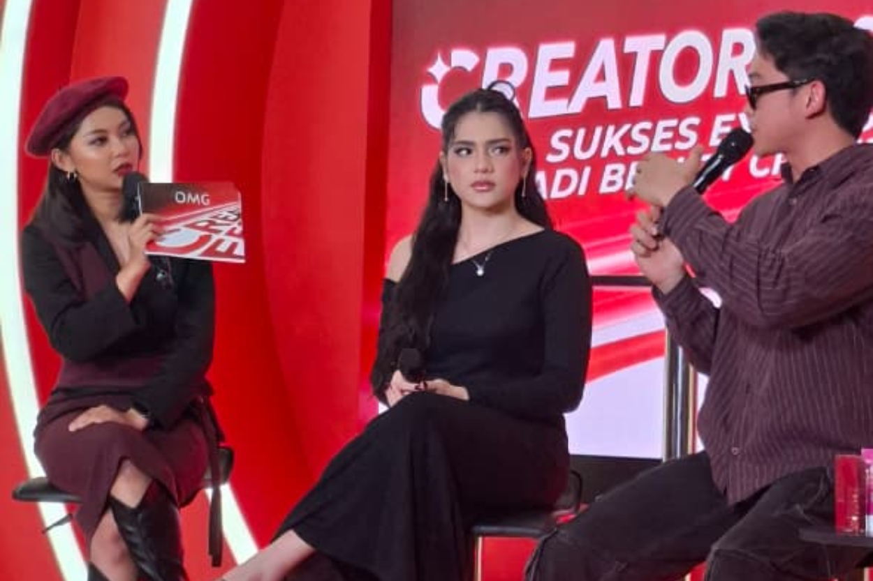 OMG Creator Festival Ditutup Meriah! Davina Karamoy Bongkar Rahasia Wajah Tetap Fresh dan On Point