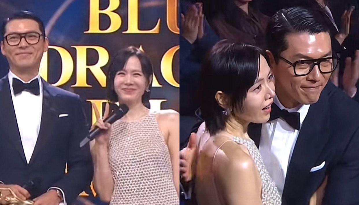 Dari Tatapan hingga Pelukan, Momen Hyun Bin dan Son Ye Jin di Blue Dragon 2025 Viral