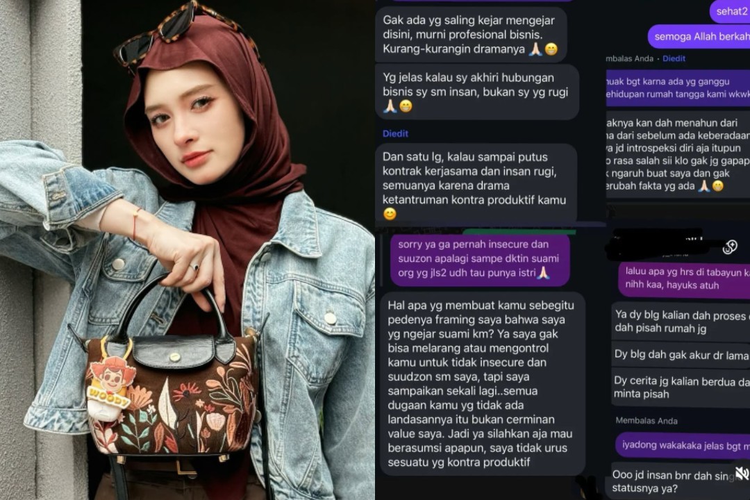 Viral Chat Diduga Inara Rusli dan Istri Sah Insanul Fahmi, Kekeh Tak Akui Selingkuh Hingga Sindiran Pedas Rumah Tangga Wardatina Mawa