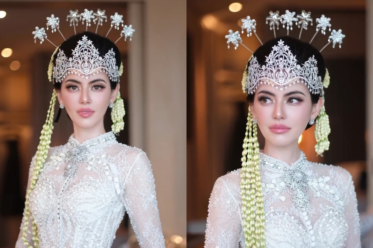 Davika Hoorne Jadi Teteh Sunda Geulis dengan Kebaya dan Siger, Cantiknya Bikin Netizen Tak Berkedip!