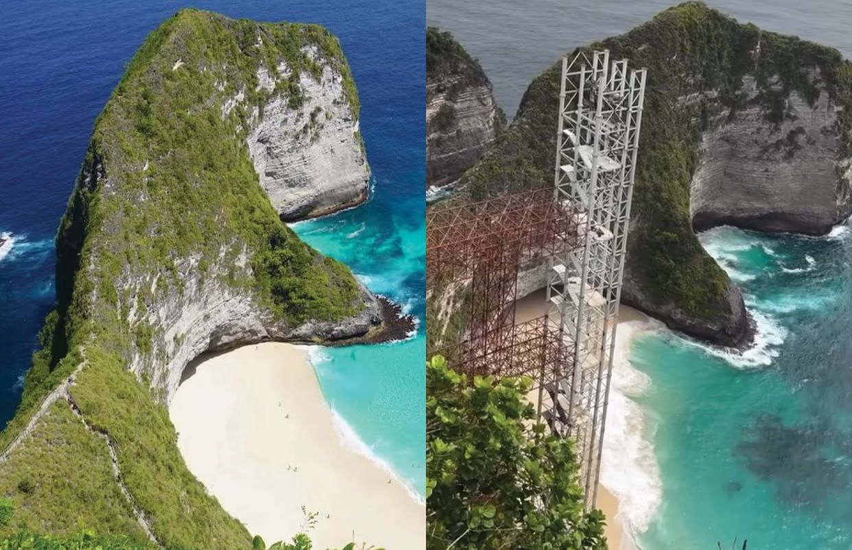 Gempar! Tebing di Pantai Kelingking Nusa Penida Dijual di Marketplace, Netizen Protes Keras