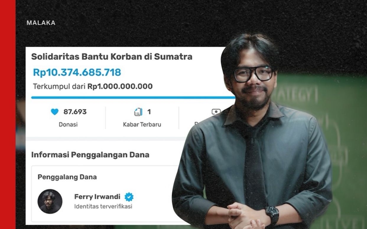Banjir Dukungan! Donasi Ferry Irwandi Tembus Rp10 Miliar Dalam 24 Jam untuk Korban Banjir Sumatra