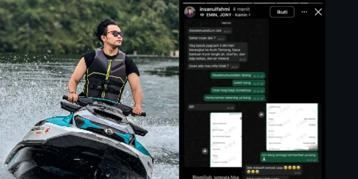 Share Bukti Ikutan Nyumbang Bencana, Insanul Fahmi Kembali Dirujak Netizen