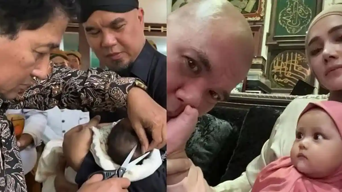 Dihadiri Keluarga Surakarta Hadiningrat, Begini Momen Aqiqah Anak Adopsi Mulan Jameela dan Ahmad Dhani