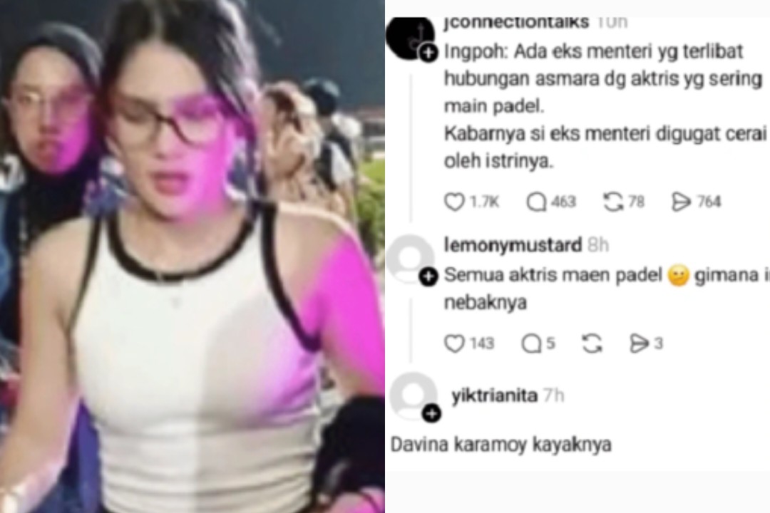 Mantan Menteri Digugat Cerai Istri, Isu Perselingkuhan Davina Karamoy dan Eks Menpora Dito Ariotedjo Memanas