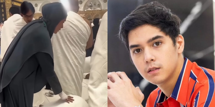 Al Ghazali dan El Rumi Cium Kaki Maia Estianty Saat Umroh, Netizen Terharu: 'Pantas Sukses!'