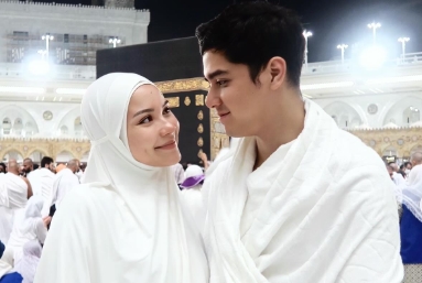 Alyssa Daguise dan Al Ghazali Jalani Umroh Sebagai Suami Istri, Panjatkan Doa Sebagai Calon Ibu 