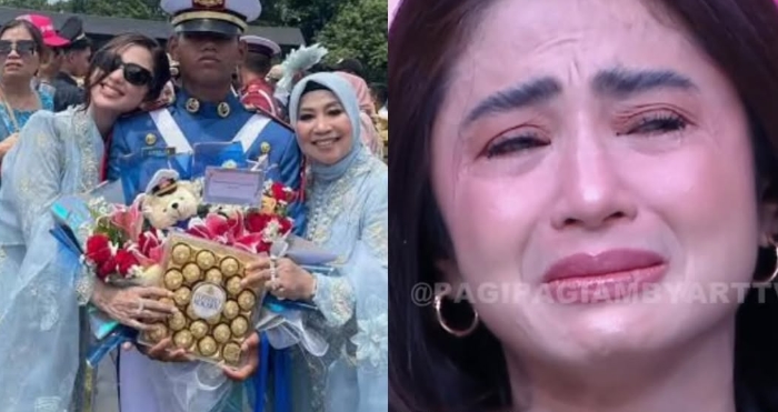 Tangisan Haru Dewi Persik Saat Anak Angkatnya Lulus Taruna Akmil, Akui Sangat Bangga dan Bersyukur
