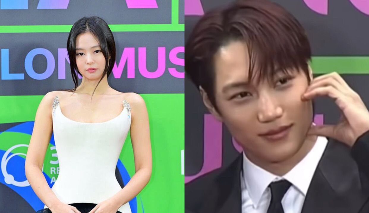 Momen Jennie Blackpink dan Kai EXO Jadi Sorotan di Karpet Merah MMA 2025