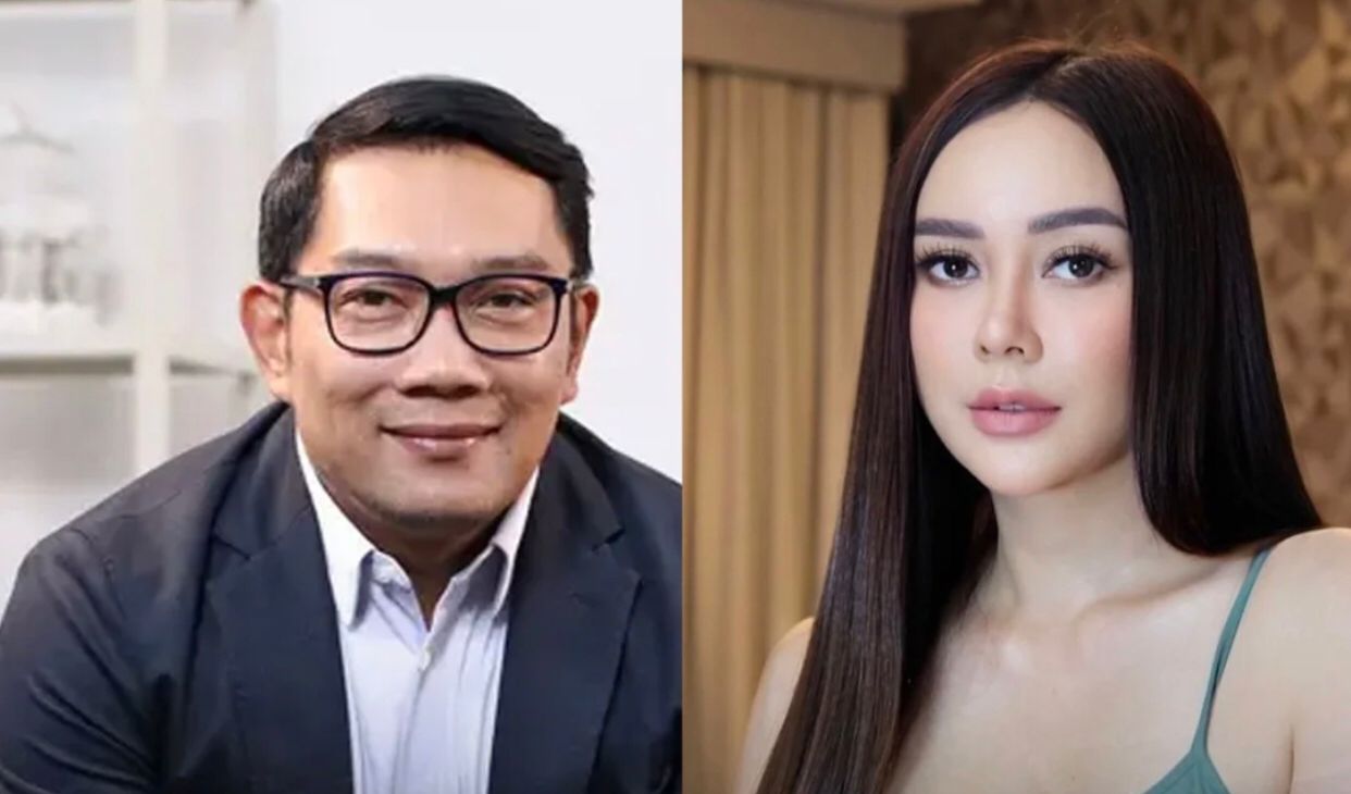 Momen Ridwan Kamil Diduga Patah Hati Saat Aura Kasih Umumkan Akan Menikah
