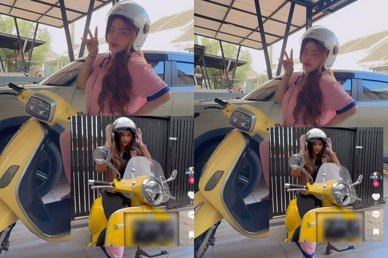 Bikin Salfok! Aura Kasih dan Lisa Mariana Punya Motor Kuning Kembaran, Benarkah Kado dari Ridwan Kamil?