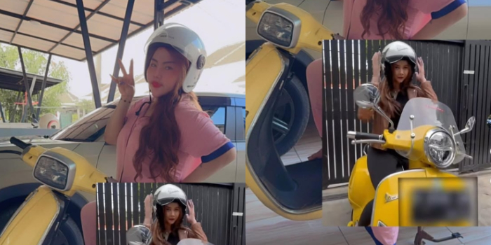 Lisa Mariana Pamer Motor Kembaran Kaya Milik Aura Kasih, Netizen: Curiga Dibeliin Bareng