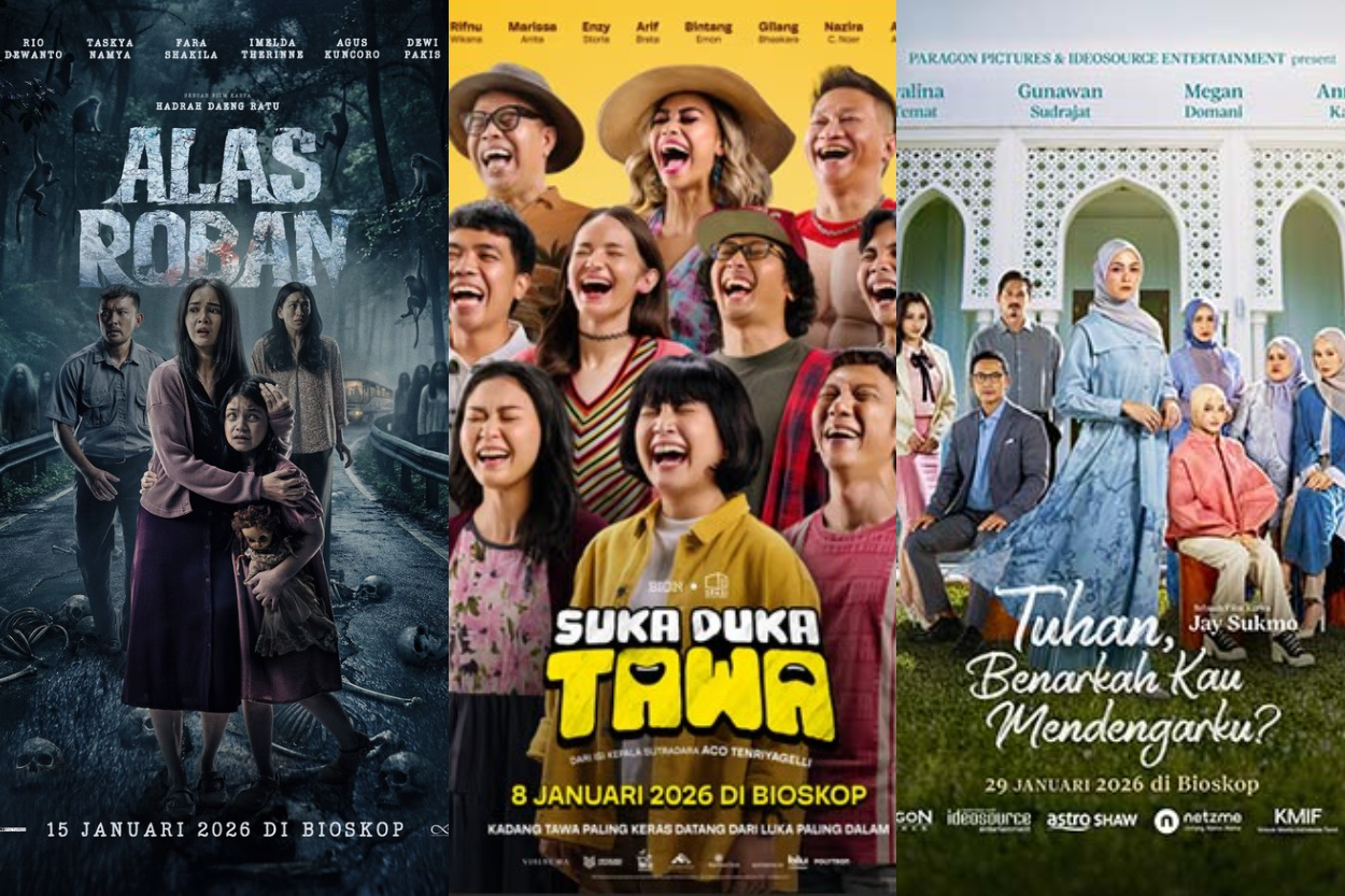 Rekomendasi 15 Film Indonesia Tayang Januari 2026: Dari Horor Mencekam, Komedi hingga Drama AI yang Bikin Emosi Meledak
