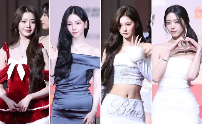 Red Carpet Auto Panas! Jang Wonyoung, Karina, Sullyoon, dan Yuna Pamer Visual Kelas Atas di SBS Gayo Daejeon 2025