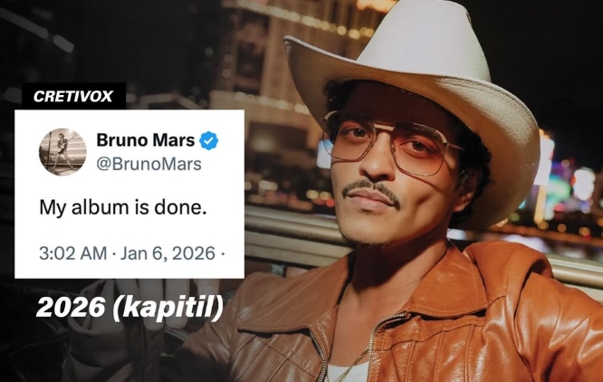Delapan Tahun Penantian, Bruno Mars Rilis Album Solo Terbarunya