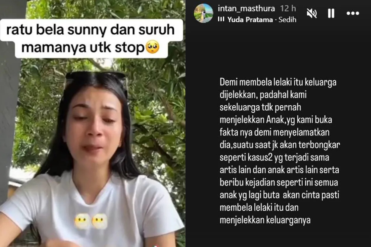 Tangis Ratu Sofya Pecah Demi Bela Cornelio Sunny, Sang Ibu Tuding Karier Dihancurkan dan Ucap Terima Kasih ke Aurelie Moeremans