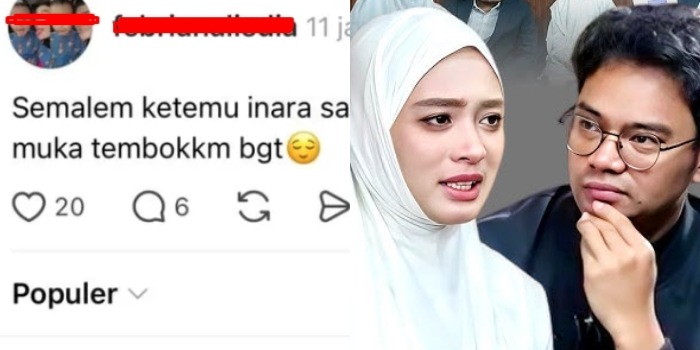 Inara Rusli dan Insanul Fahmi Kegep Berduaan di Tempat Umum, Netizen: Muka Tembok!