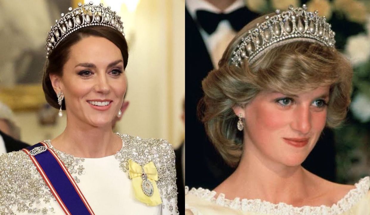 Inilah Tiara Kerajaan yang Membuat Kate Middleton dan Lady Diana Terikat Secara Emosional