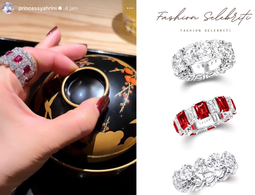 Bukan Kaleng-Kaleng! Cincin di Jari Telunjuk Syahrini Tembus Rp6,2 Miliar