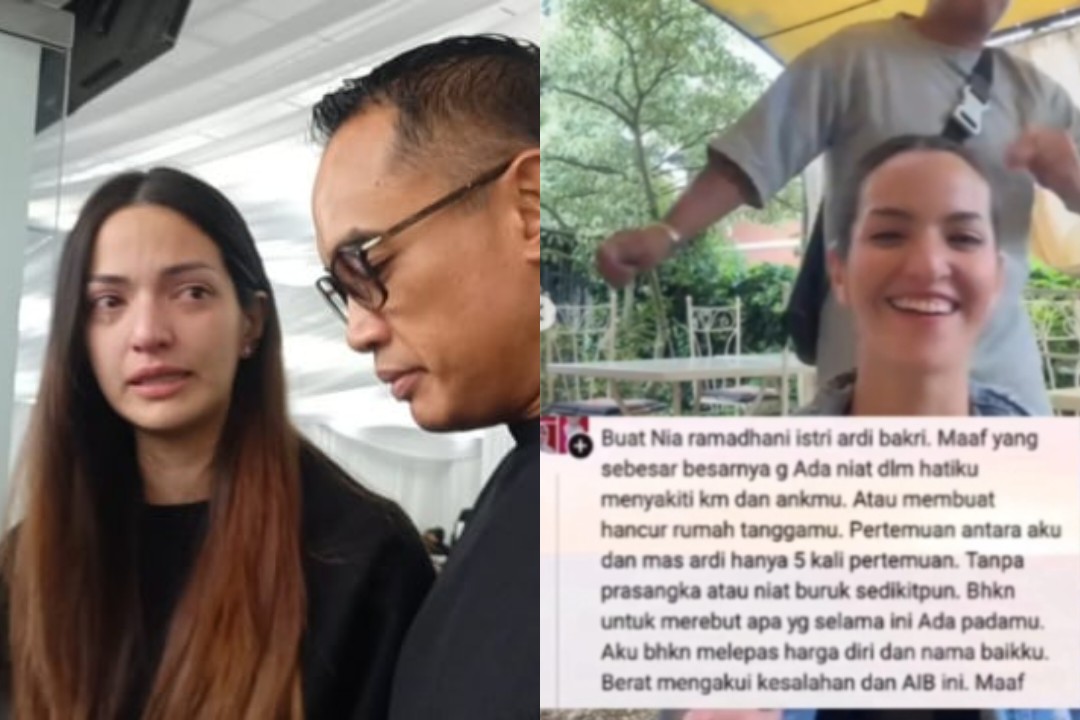 Perempuan Misterius Ngaku Selingkuhan Ardi Bakrie, Mohon Ampun ke Nia Ramadhani 