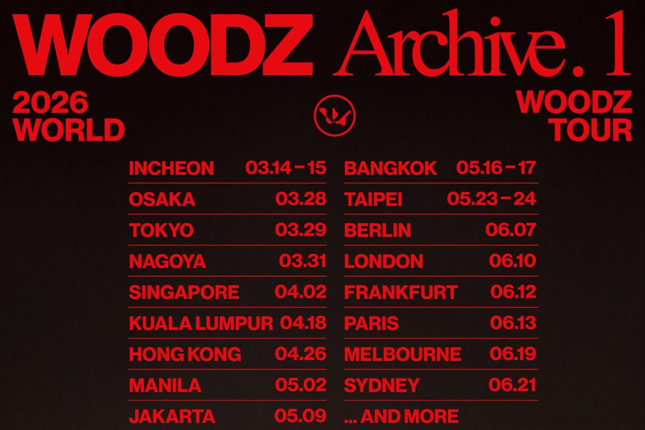 WOODZ Umumkan Tur Dunia “Archive.1”: Jakarta Jadi Salah Satu Kota Konser di Mei 2026!